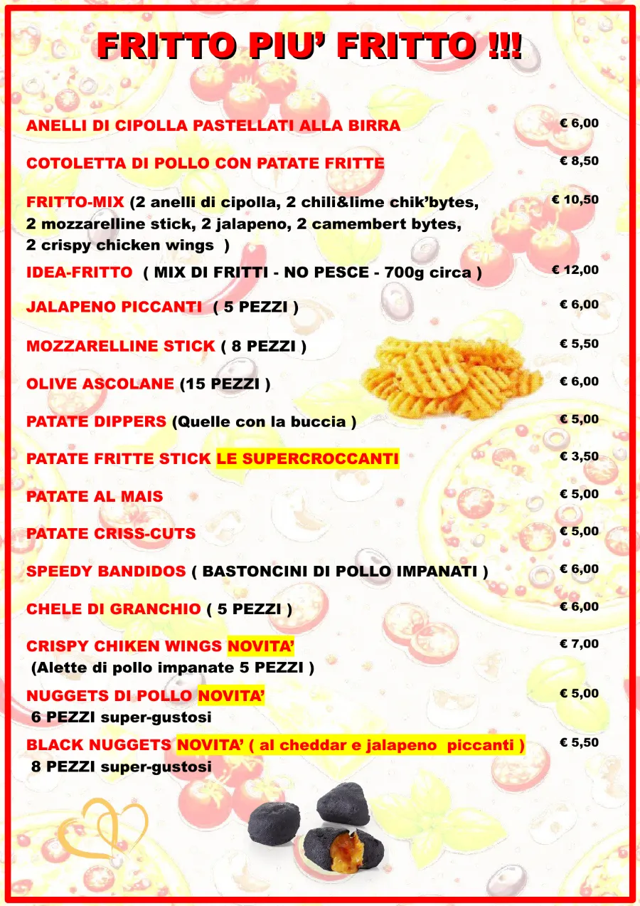 Listino online : Listino pizzaidea Pizzaidea Ceggia